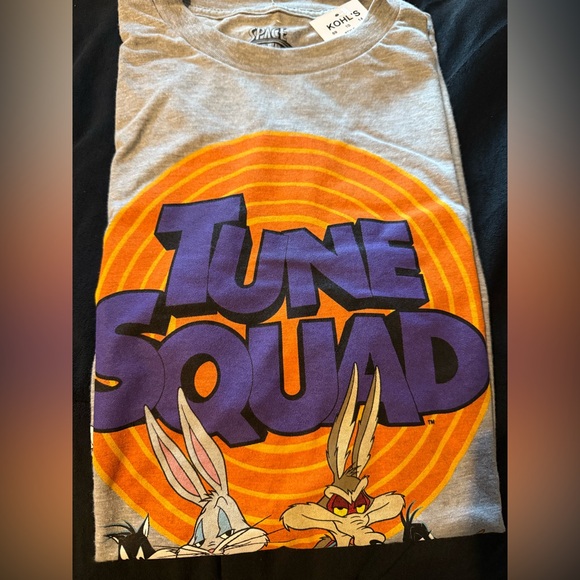 NWT Looney Tunes - Tune Squad Graphic Tee Heather Grey Men's Size L - Picture 5 of 6